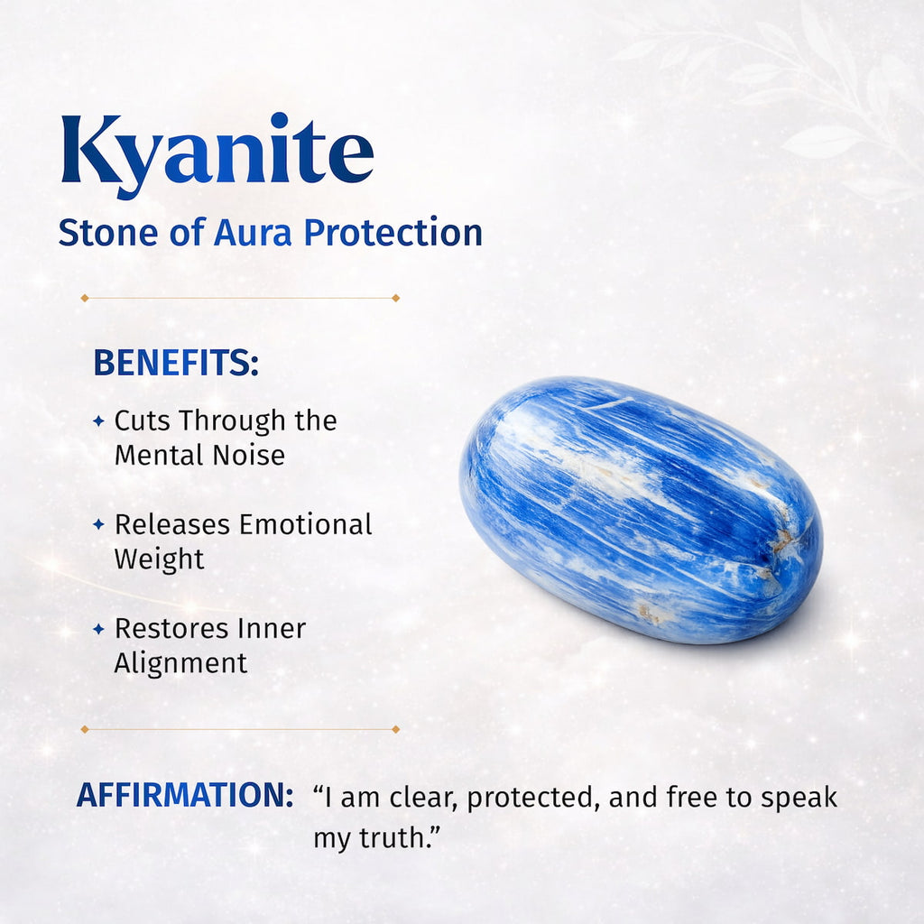 The Aura Shield - Rare Kyanite Pendant