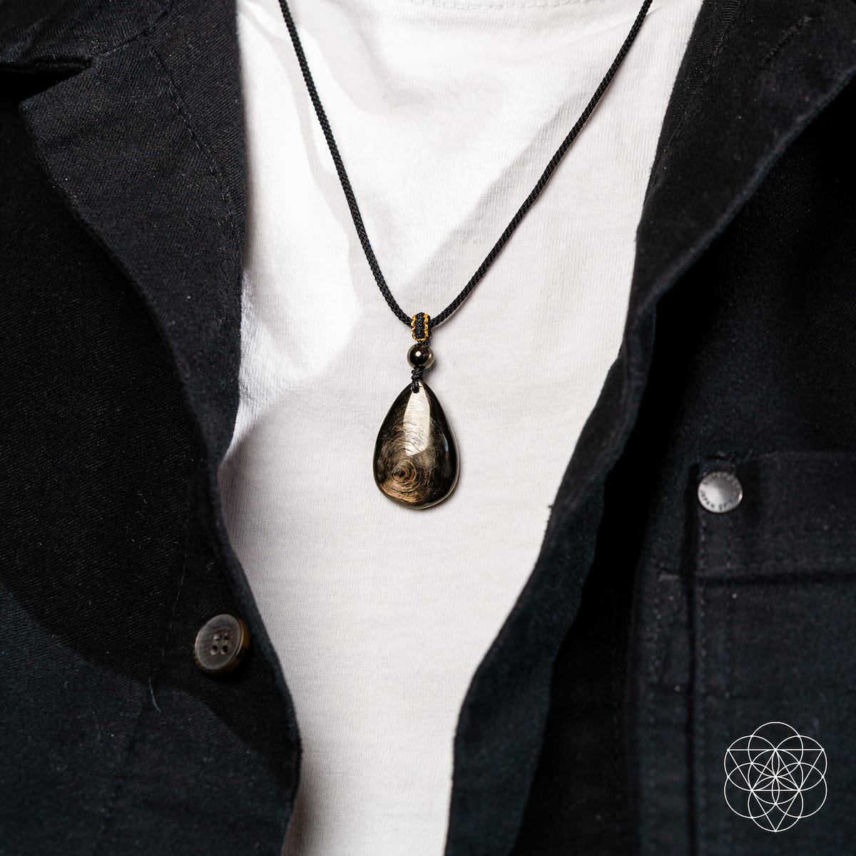 The ﻿Hypersthene Millionaire Manifestation Pendant