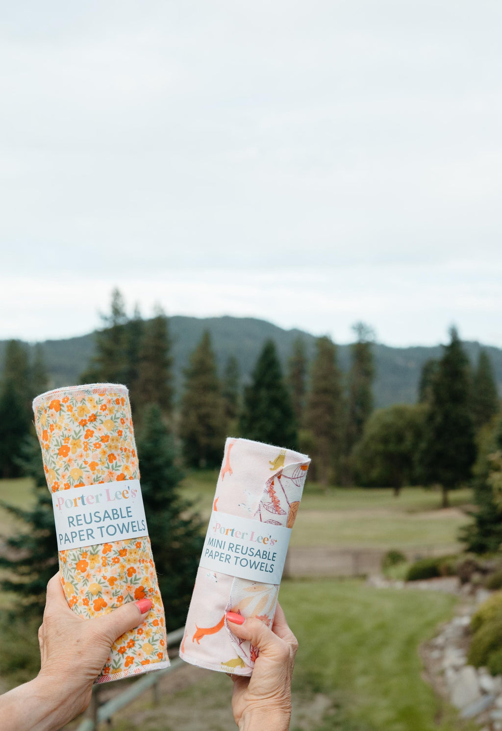 Reusable Paper Towels--Moonlit Guardian Sky