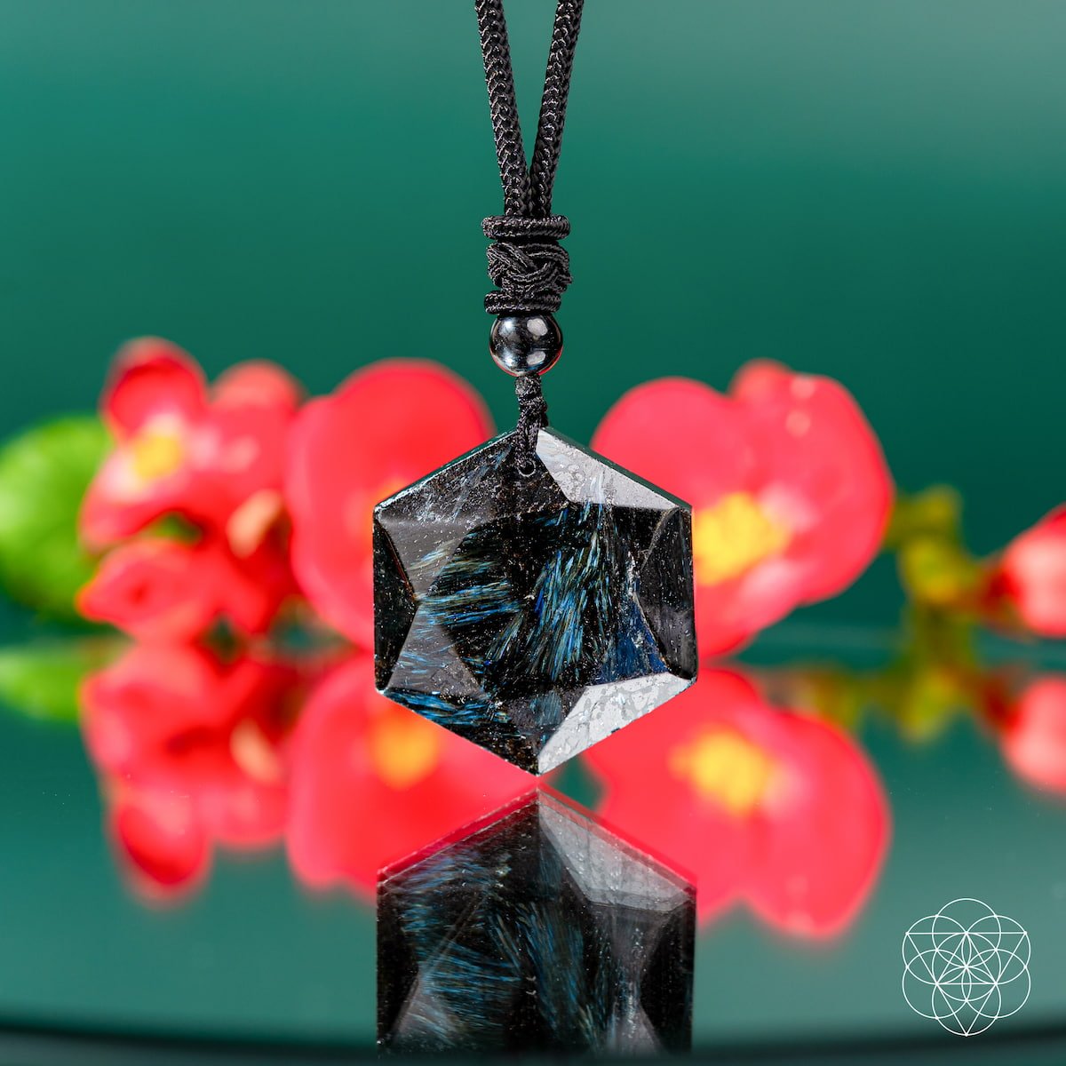The Arfvedsonite Deep Healing Pendant